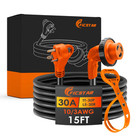 Ficstar front view showing locking connector and secure weatherproof benefit