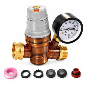 Ficstar front view of pressure regulator showing durable composite body for reliable protection