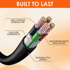 Ficstar cable length shown with ruler for correct scale and reach