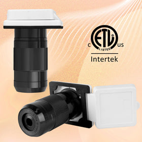 Ficstar internal terminal access demonstrating easy, reliable wiring