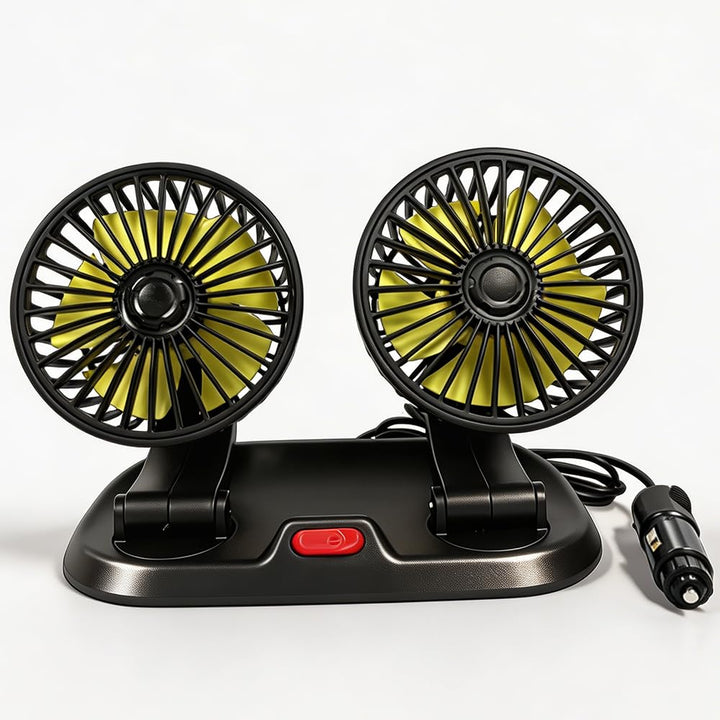 Fidensis dual head front view showing compact design and strong airflow benefit