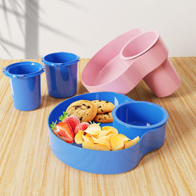 FIDOPOKK close-up of integrated cup holder securing a sippy cup for spill reduction