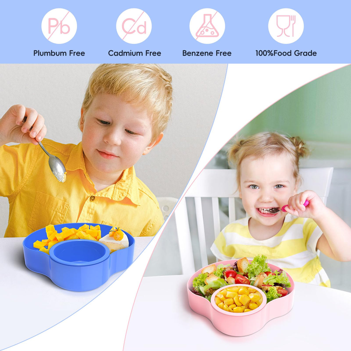 FIDOPOKK trays installed on a child seat demonstrating secure fit and stability