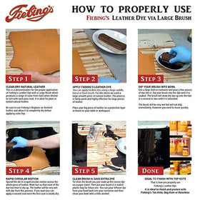 Fiebing's dyed leather wallet in lifestyle scene showing durable finish