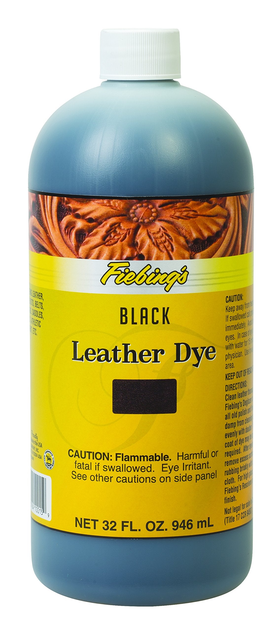 Fiebing's 32oz bottle front label showing product and capacity benefit
