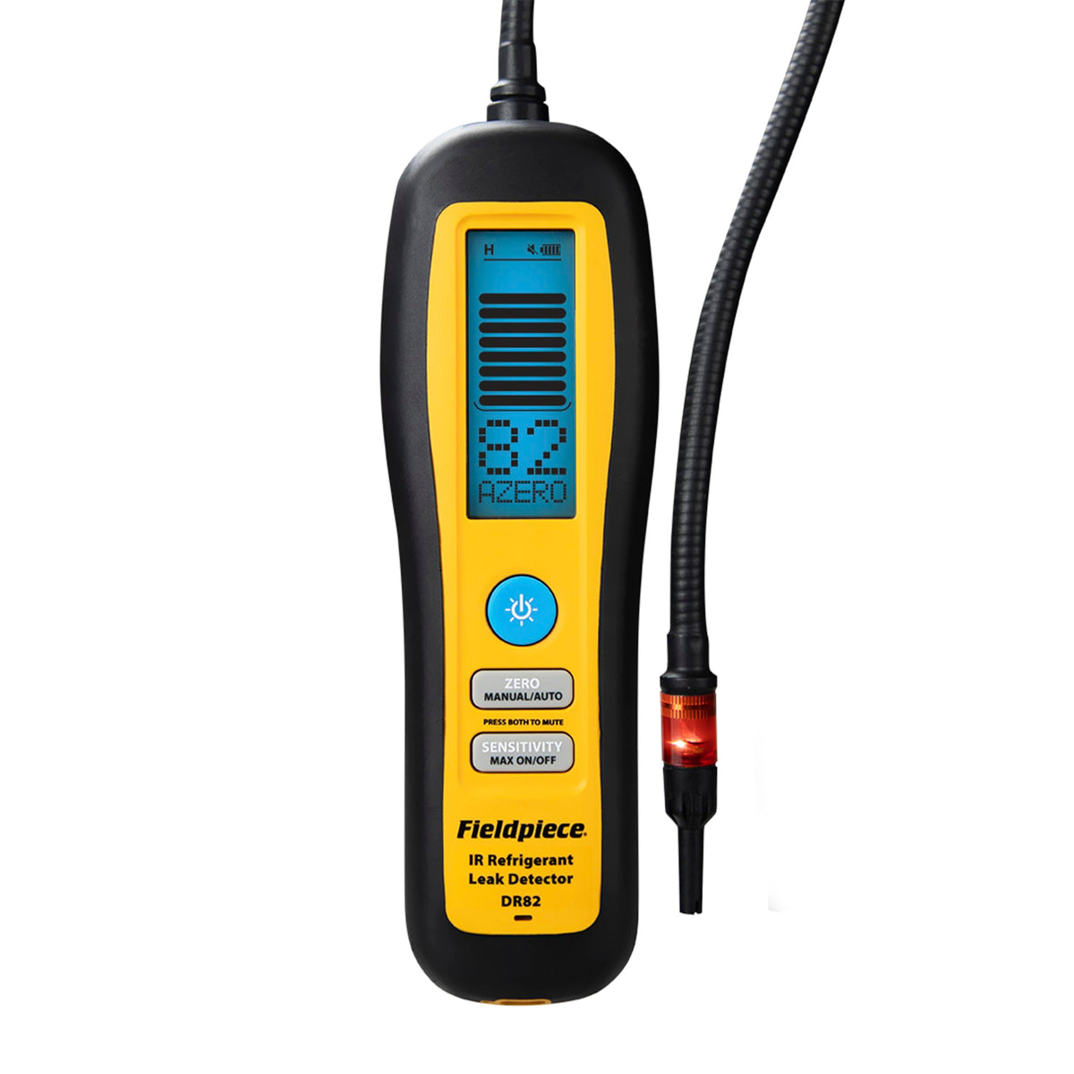 Fieldpiece DR82 front panel showing controls and body for reliable handling