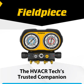 Fieldpiece GS422F in use on AC unit showing faster diagnostics