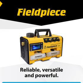 Fieldpiece VPX7 operating on HVAC unit in the field demonstrating professional performance