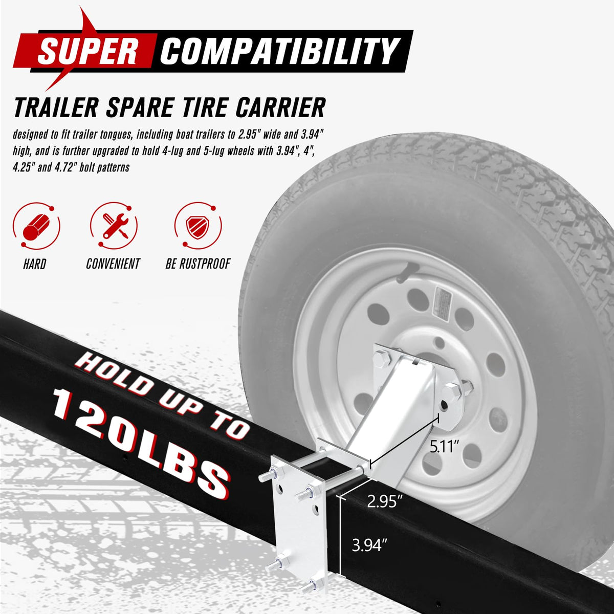 FIERYRED close-up forged iron welds for strong long-lasting durability