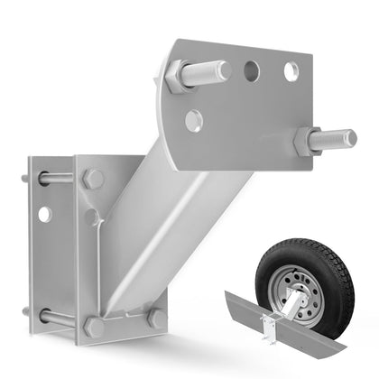 FIERYRED front view of spare tire mount showing complete carrier benefit