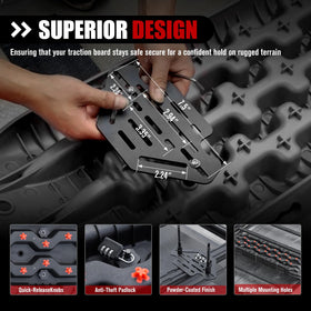 FieryRed laid out hardware and instructions simplifies installation process