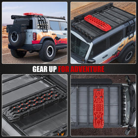 FieryRed scale comparison with surfboard demonstrates compact rooftop footprint