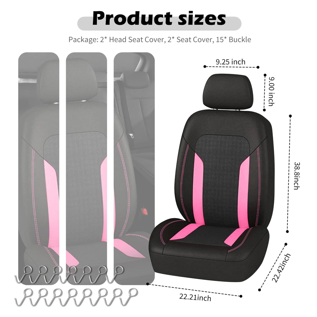 Figpade close-up of breathable mesh backrest showing ventilation benefit for cooler seating
