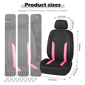 Figpade close-up of breathable mesh backrest showing ventilation benefit for cooler seating
