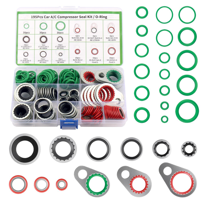 Figpade front packaging showing full 195PCS kit and components for quick identification