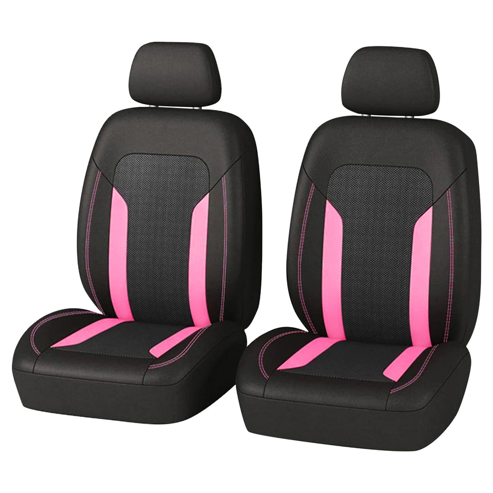 Figpade front view of packaged 2-pack showing pink protective covers benefit: ready protection