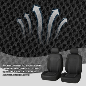 figpade installed on a car front seat demonstrating secure fit and aesthetics