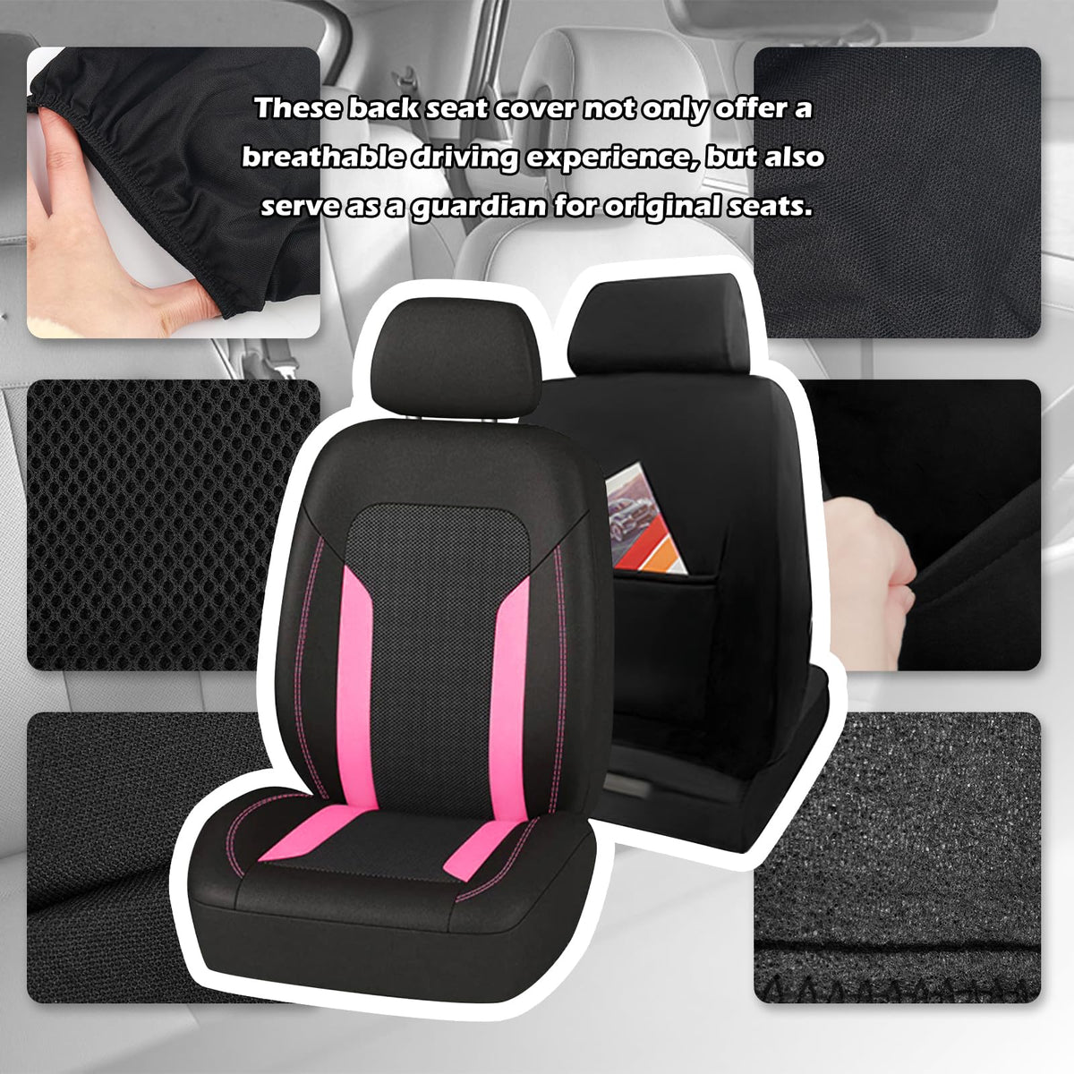 Figpade close view of seatbelt and airbag access showing safety-compatible design benefit