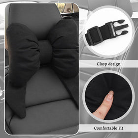 Figpade pillow next to water bottle for scale and compact convenience