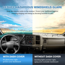 FIILINES dash cover adhesive straps and hardware for secure attachment