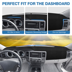 FIILINES detailed vent cutouts matching 4Runner dash contours for fit