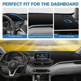 FIILINES installed in Altima interior demonstrating reduced glare and clean look