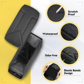 FIILINES armrest cover next to ruler to show precise Outback fit