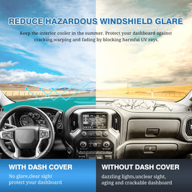 FIILINES size comparison on dash demonstrating accurate custom fit