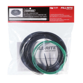 Fill-Rite close-up of preinstalled ring terminals and insulation demonstrating secure connection durability