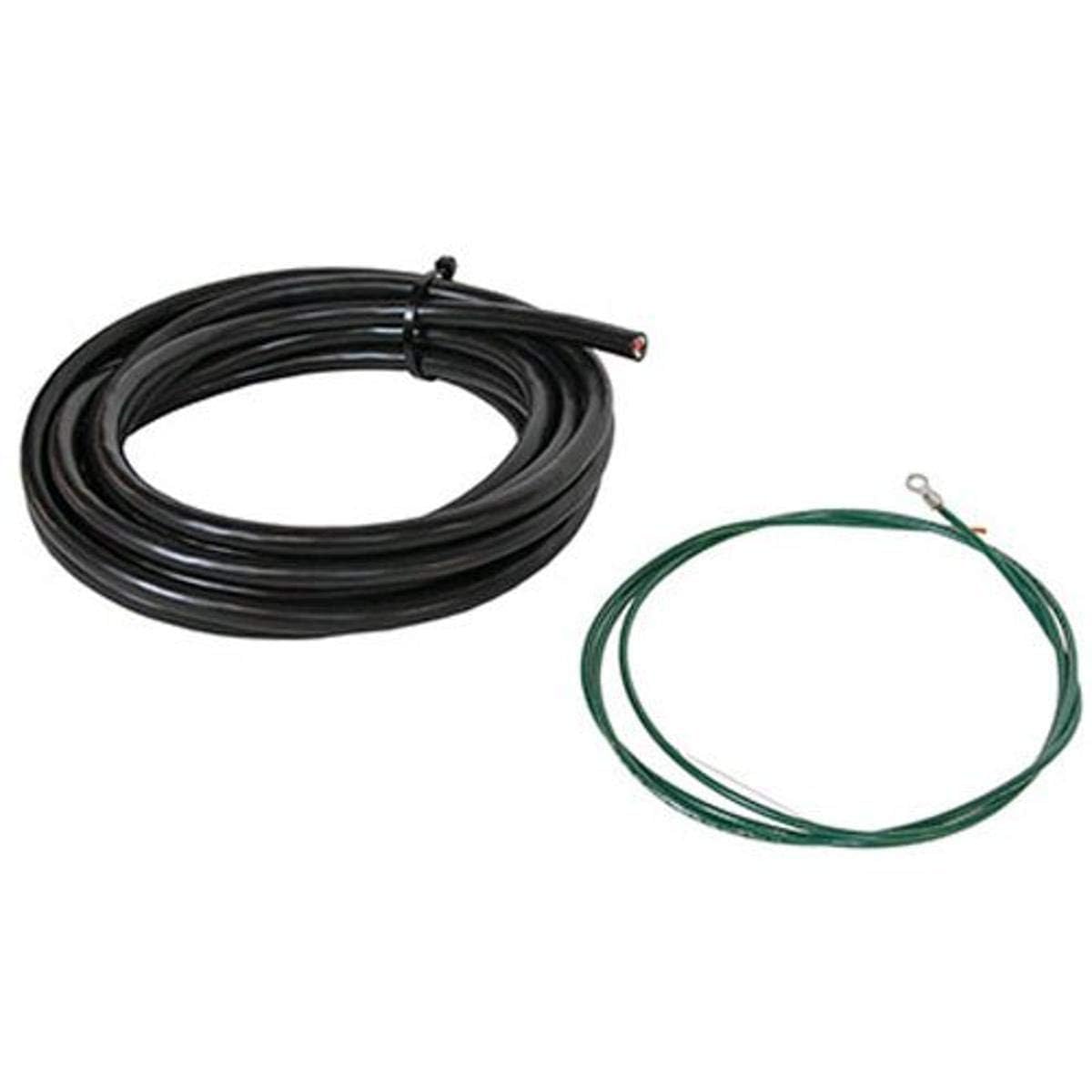 Fill-Rite battery cable front view showing full 18-foot length and connectors for quick installation