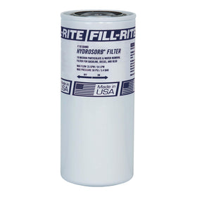 Fill-Rite F1810HM0 front view showing label and thread, protects fuel systems