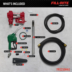 Fill-Rite telescoping 34-inch suction pipe showing adjustable reach and durability