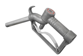 Fill‑Rite FRHMN075S front view showing compact aluminum nozzle for durable fueling