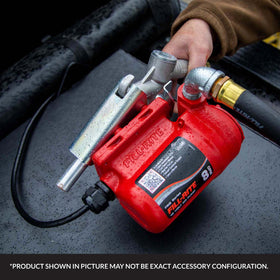 Fill‑Rite FRHMN075S in use during fuel transfer demonstrating fast 20 GPM flow