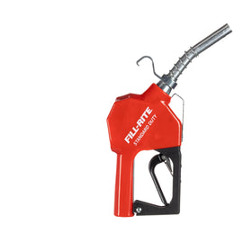 Fill-Rite spout close-up highlighting 13/16" red-jacketed spout for quick ID