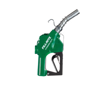 Fill-Rite close-up of 1-1/8" spout highlighting secure fit and precise flow