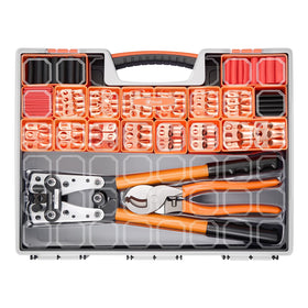 Filluck organizer case showing assorted terminals and tidy storage for fast access