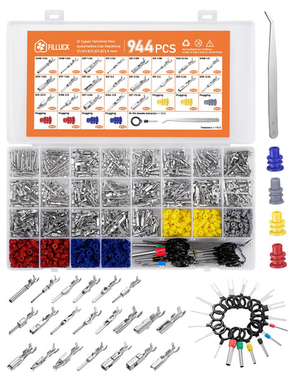 Filluck kit front packaging showing complete 944-piece set and box organization