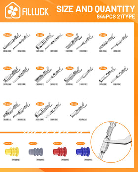 Filluck galvanized brass crimp pins close-up highlighting conductivity and durability