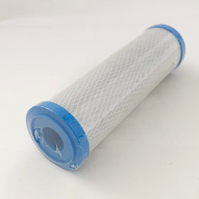 FILSADAE filter held in hand for scale to show compact KW1 size and travel-ready convenience