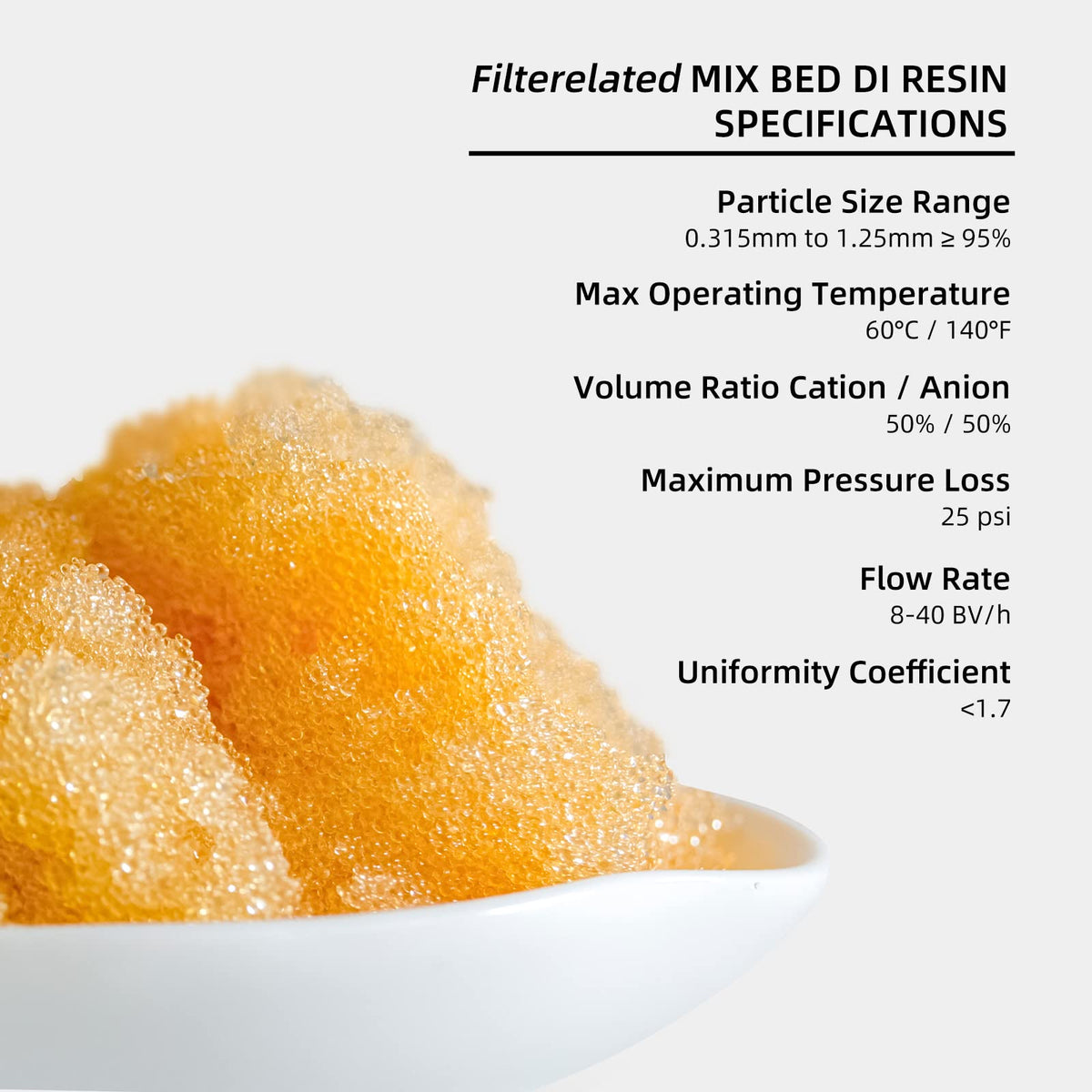 Filterelated pouring resin into a filter tank for quick refill and cost-efficient maintenance