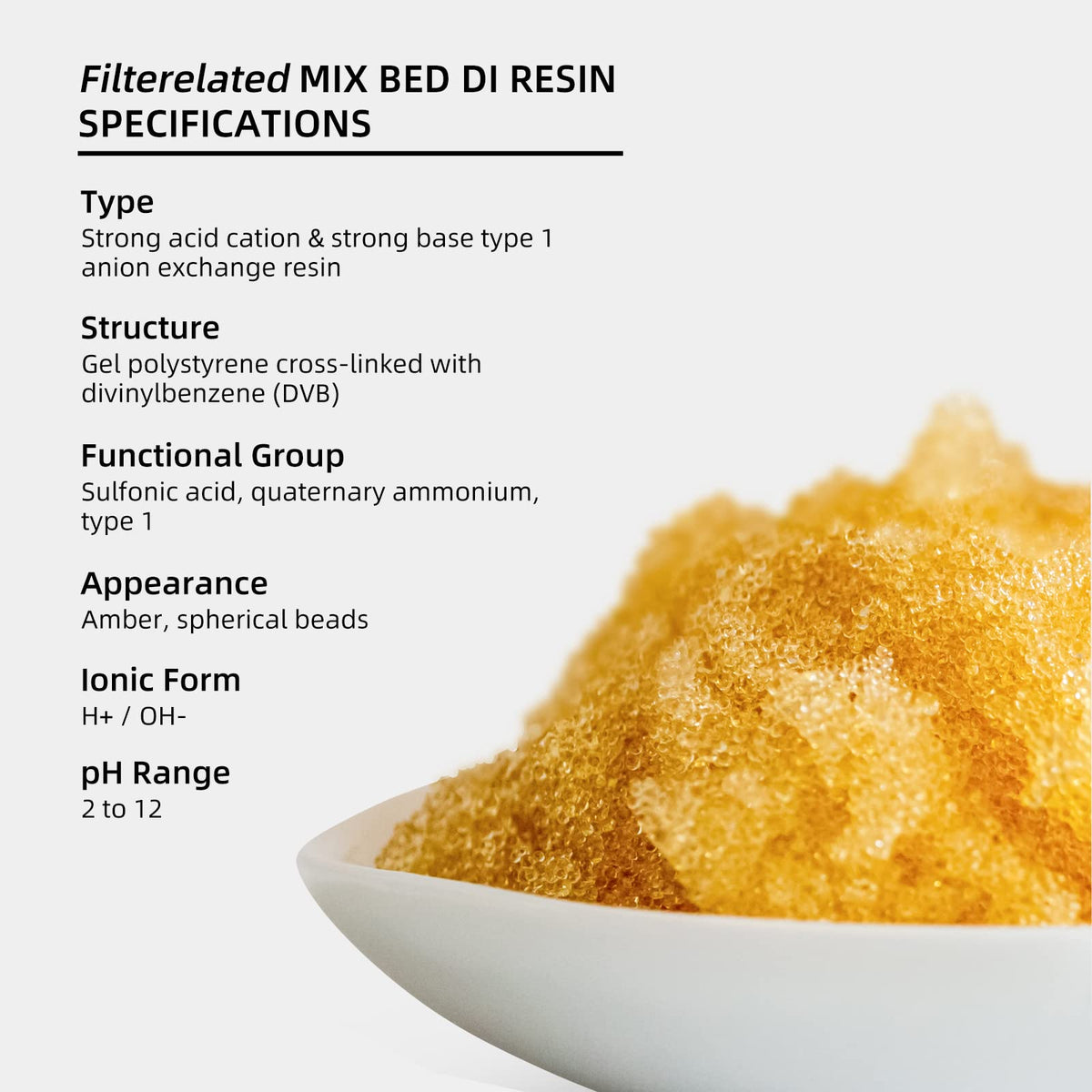Filterelated resin installed in car wash system delivering mineral-free rinse water for spotless finish