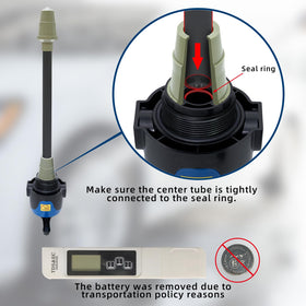 Filterelated unit installed on a hose setup demonstrating straightforward home or mobile use