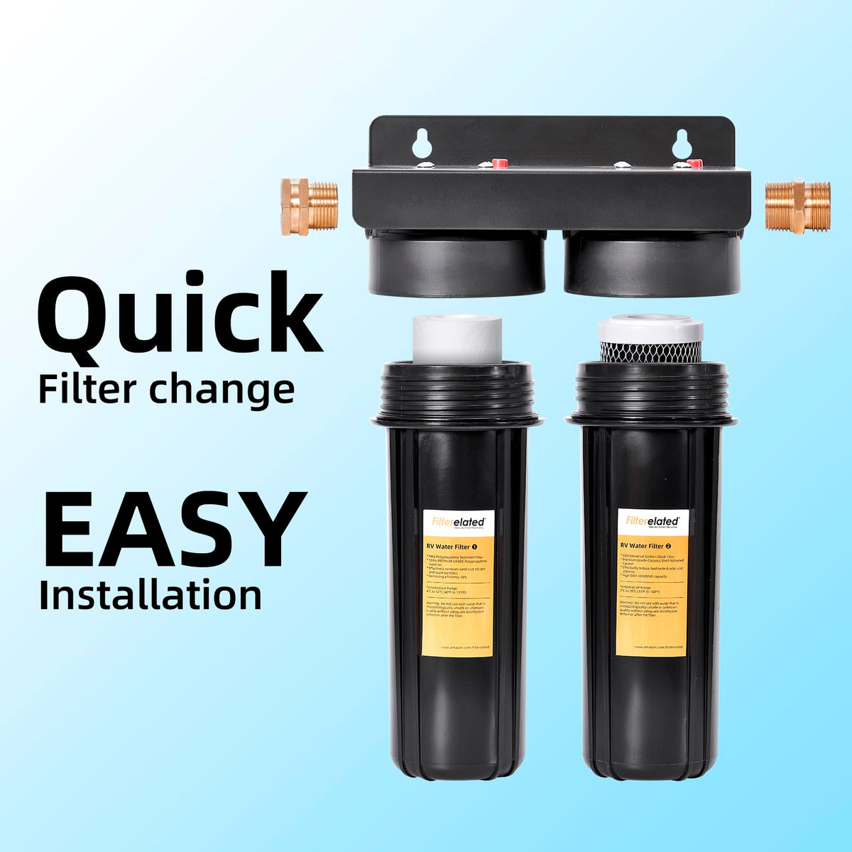 Filterelated in campsite sink setup delivering better-tasting water outdoors