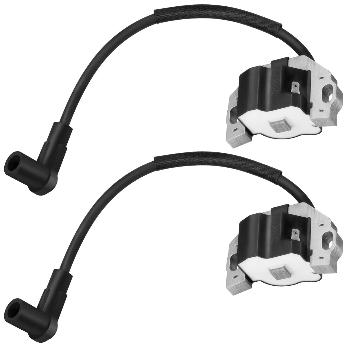 FILTERUP front view of two ignition coils showing ready-to-install design and fitment benefit