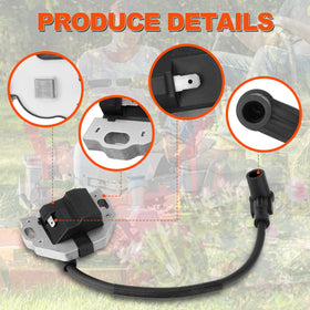 FILTERUP coils installed on a lawnmower engine demonstrating easier starting benefit