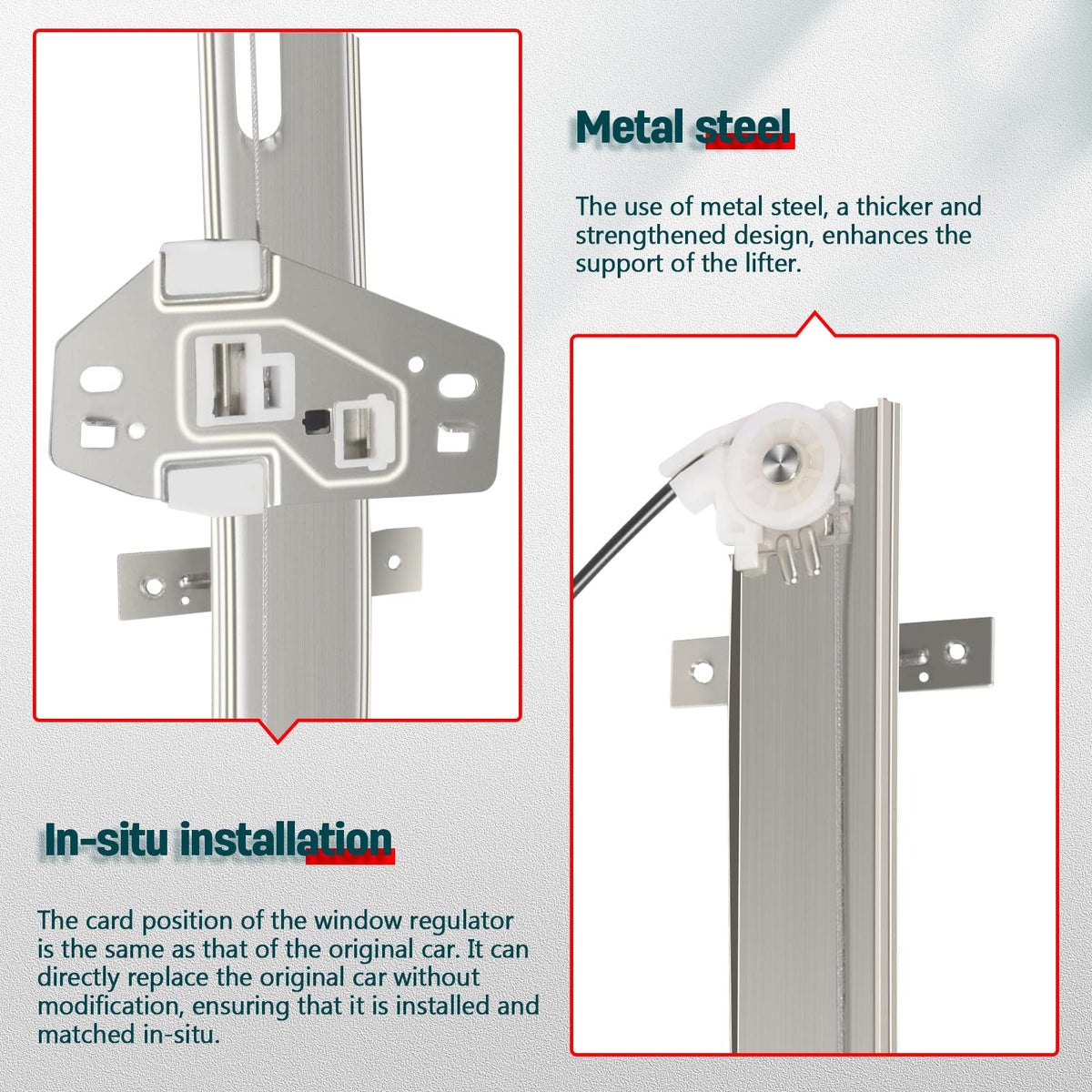 FINDAUTO comparison of old and new regulator showing improved condition