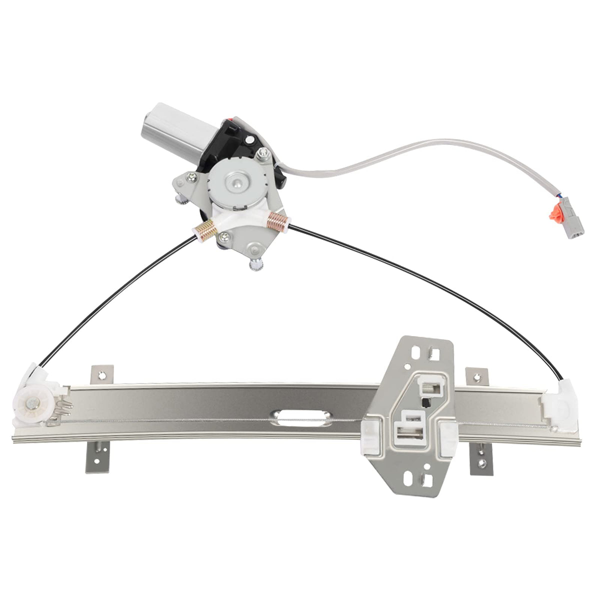 FINDAUTO rear right regulator front view showing precise fit and mounting