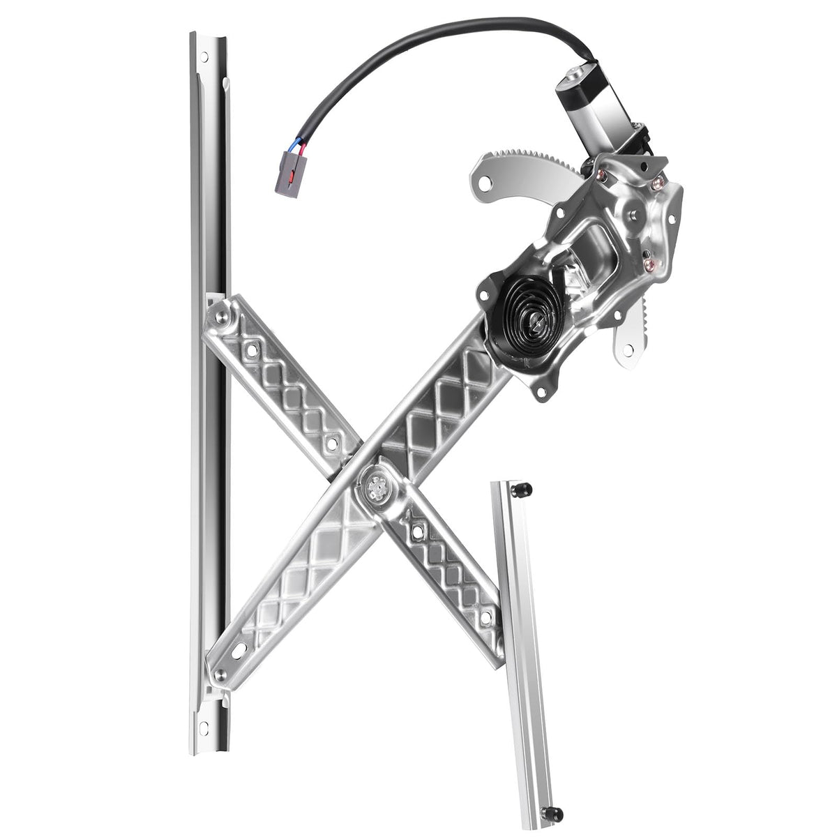 FINDAUTO front assembly showing regulator and motor, demonstrating direct-fit replacement.
