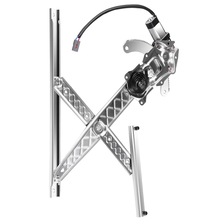 FINDAUTO front assembly showing regulator and motor, demonstrating direct-fit replacement.